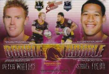 2009 Select Classic - Double Trouble #DT5 Peter Wallace / Israel Folau Front